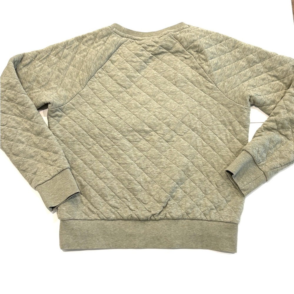 Patagonia Women Quilted Sweatshirt Organic Cotton XS Light green - Picture 3 of 7